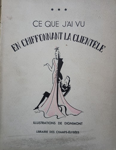 Dignimont 1938 haute - dignimont, couture