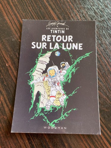 Carte postale 15x10 tintin - carte,