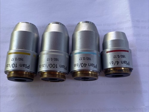 Lot objectifs microscope - lot,