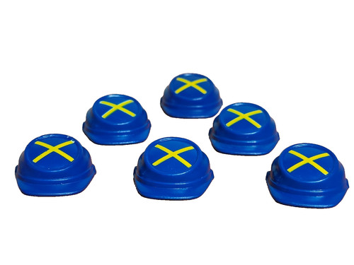 Playmobil casquettes bleues - playmobil, x6