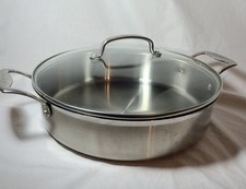 Cuisinart MultiClad Pro Stainless 5.5 Qt Casserole with Glass Cover #M8855-30