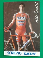 CYCLISME carte cycliste ALDO ZANETTI équipe SCRIGNO GAERNE 1998