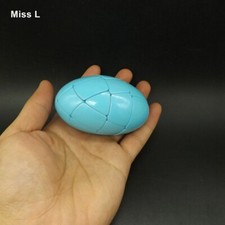 Egg Shape Brain Teaser Magic Cube Puzzle Toy