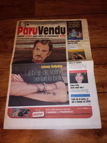 Johnny hallyday journal paru - johnny,