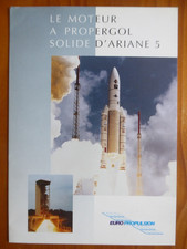 1999 EUROPROPULSION LEAFLET FIAT AVIO SNECMA SOLID PROPELLANT ENGINE ARIANE 5