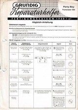 Service Manuel D'Instructions