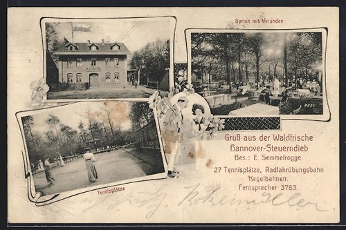 Carte postale hanovre der - carte,