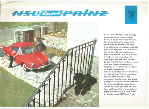 Catalogue nsu sport prinz - catalogue,