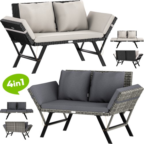 Banc jardin polyrotin - jardin, en