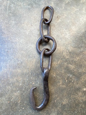 Ancien crochet et sa chaine 32
