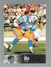 1997 upper deck UD NFL Legends RON MIX #52 CHARGERS