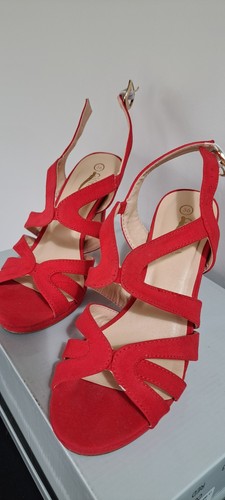 Escarpins rouges talons - 35,