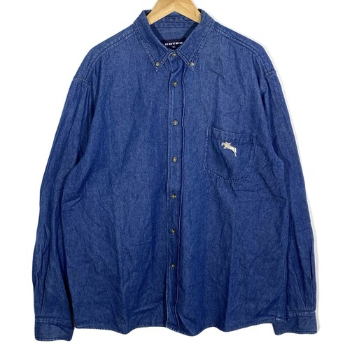 Chemise jean bleu casual - chemise,