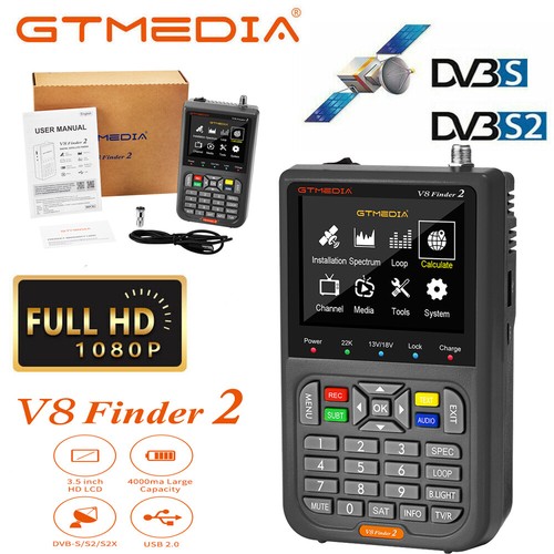 Lcd gtmedia v8 satfinder - 3.5''lcd,