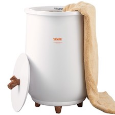 VEVOR Sèche Serviettes Seau Chauffe Serviette Portable 20 L pour Spa Massage