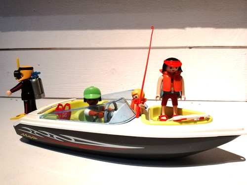 Playmobil bâteau vedette - bÂteau, /vedette