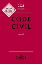 Code civil 2023 122ed -