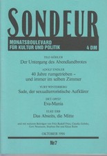 Probeur, No. 7, October 1990. Monthly Boulevard for Culture and Politics. Kutulas, A