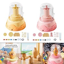 Mini tour de potier, kit de poterie complet, jouet d'art et