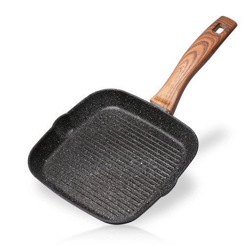 Poêle grill sans - cm, |