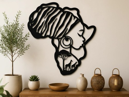 Tableau mural africain - africain, en