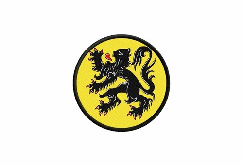 Patch ecusson drapeau flandres