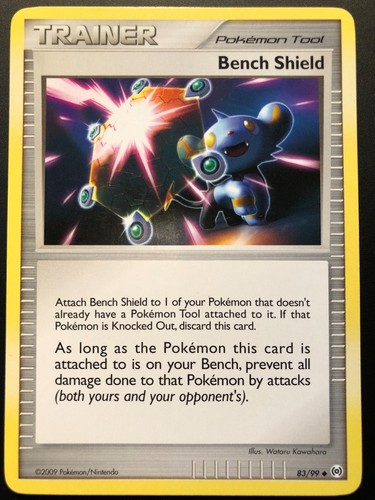 Carte pokemon bench - bench, shield