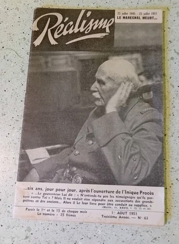 Marechal meurt revue - le,