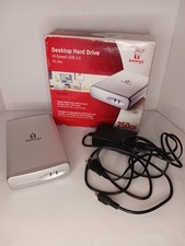 iomega SILVER DESKTOP 250GB USB 2.0 3.5" External Hard Drive 33215 Used