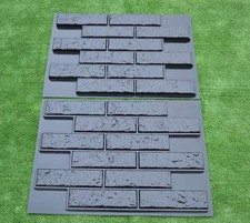 Moules à béton plâtre mur pierre ciment carreaux moule plastique ABS 2 pièces...