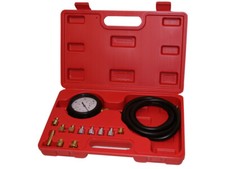 TESTEUR DE PRESSION D'HUILE, MANOMETRE DE PRESSION D'HUILE 500PSI, 13 PIECES !!!