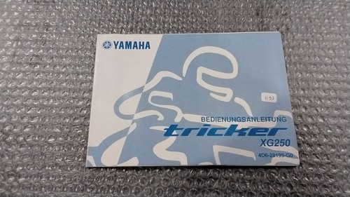 Yamaha tricker 250 manuel - 06,