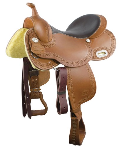 Selle western barrel cuir - barrel,