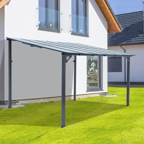 Pergola adossée aluminium - pergola,