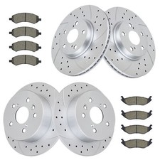 Front Rear Brake Rotors and Pads for Toyota Camry Avalon Lexus ES350 Brakes