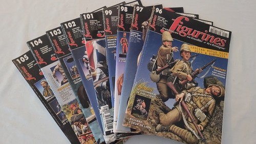 Lot magazines figurines - de,