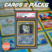 Pokemon Card Tortank 2/102 HOLO Base Set Edition 1 PSA 9 NEW MINT ???
