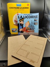 Tintin construire la licorne