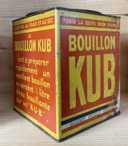 Ancienne boîte bouillon - ancienne,
