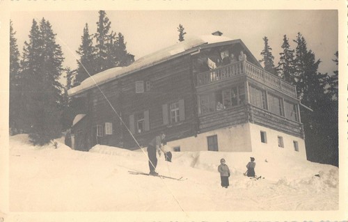 Cpa carte photo chalet - cpa,