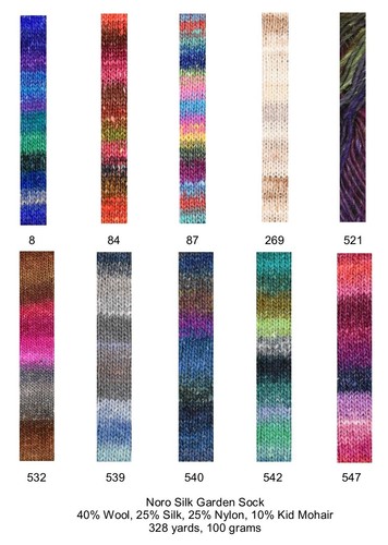 Silk garden sock - silk,