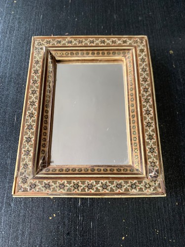 Petit miroir marqueterie - petit,