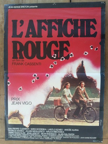 Affiche rouge frank - l'affiche,