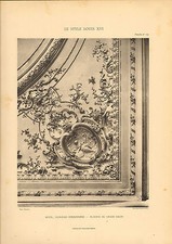 large print 1905 " le style louis xv1 " hotel faubourg poissonniere grand salon"