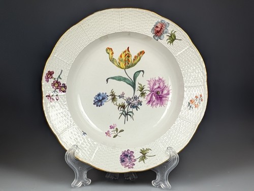 Antique c1755 meissen osier - c1755,