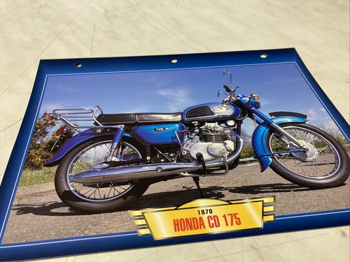 Honda cd175 1970 175 - cd, fiche