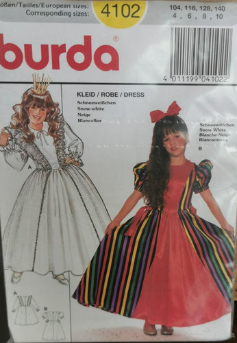 4102 patron burda costume - ,