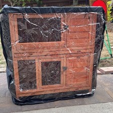 Housse de clapier à lapin à