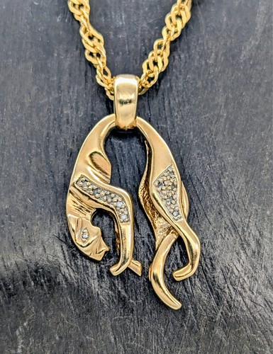 Pendentif panthere 333 - 333/8k, or
