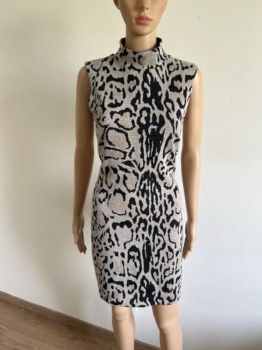 Robe pull léopard - , sans
